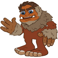 Gif animé Bigfoot bonjour